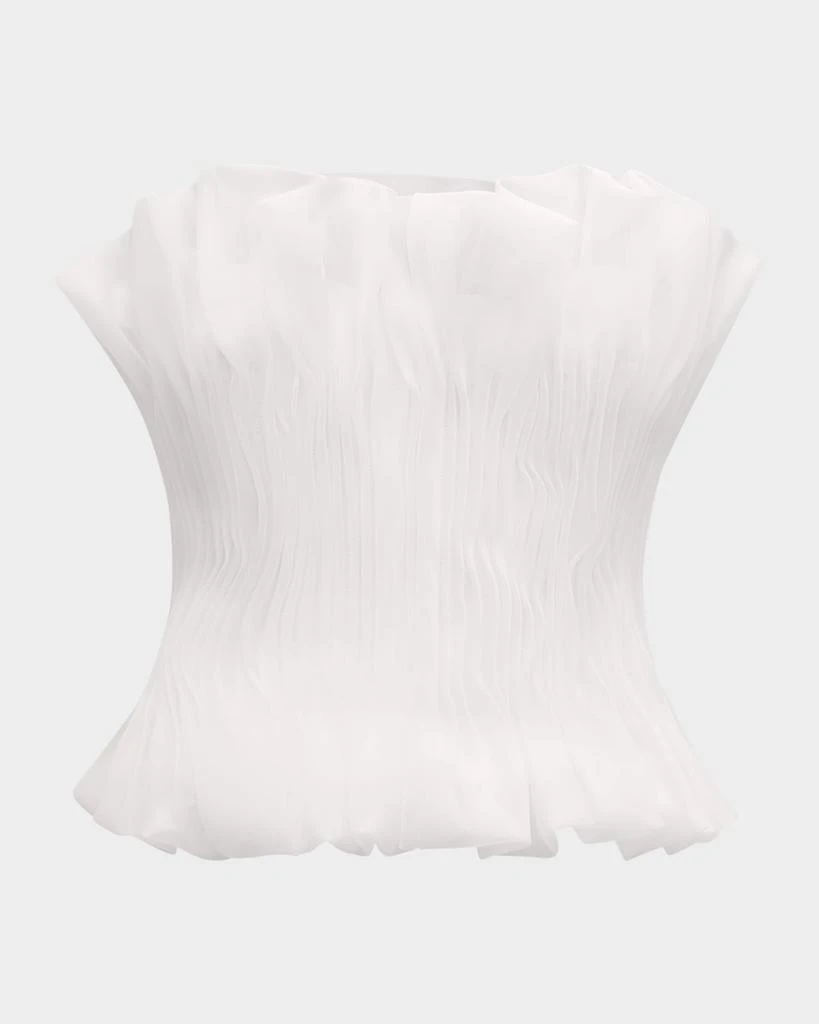 Acler Clements Strapless Frilled Top 1