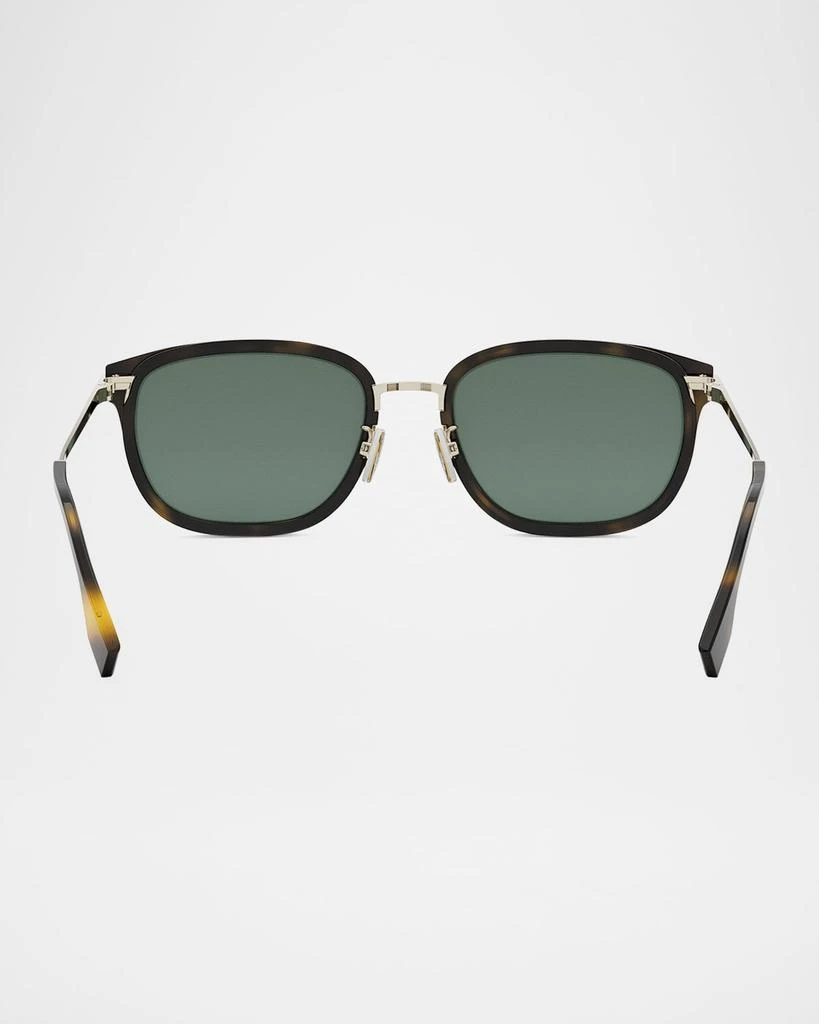 Fendi Men's Fendi Travel Metal Rectangle Sunglasses 5