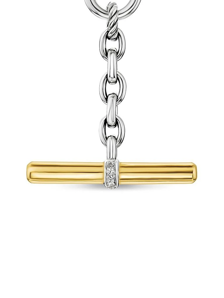 David Yurman DY Mercer Petite Toggle Chain Necklace in Sterling Silver 4