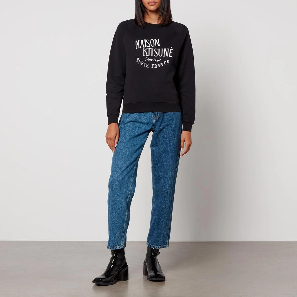 Maison Kitsune Palais Royal Vintage Cotton-Jersey Sweatshirt 3