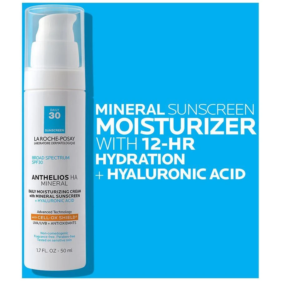 La Roche-Posay Mineral Sunscreen Moisturizer SPF 30 + Hyaluronic Acid 7