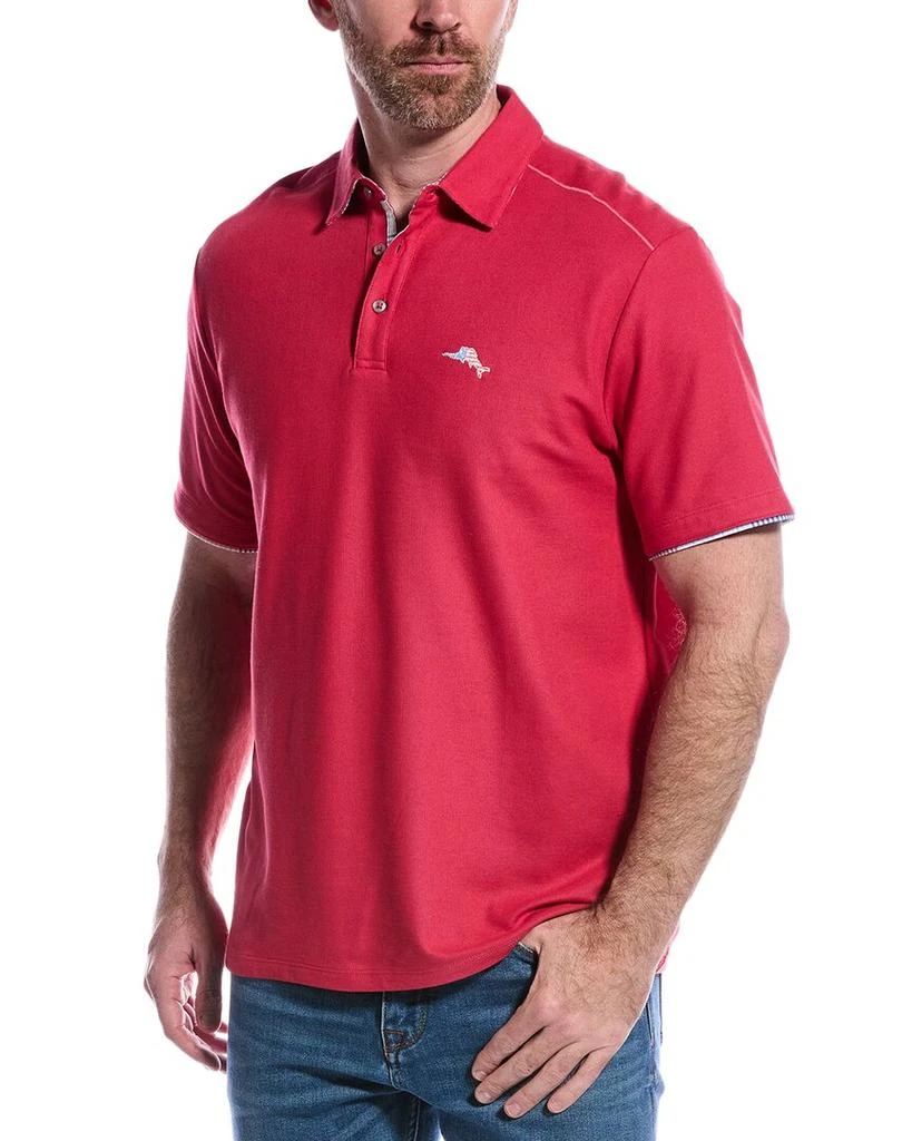 Tommy Bahama Summerlake Check Five O' Clock Polo Shirt 1