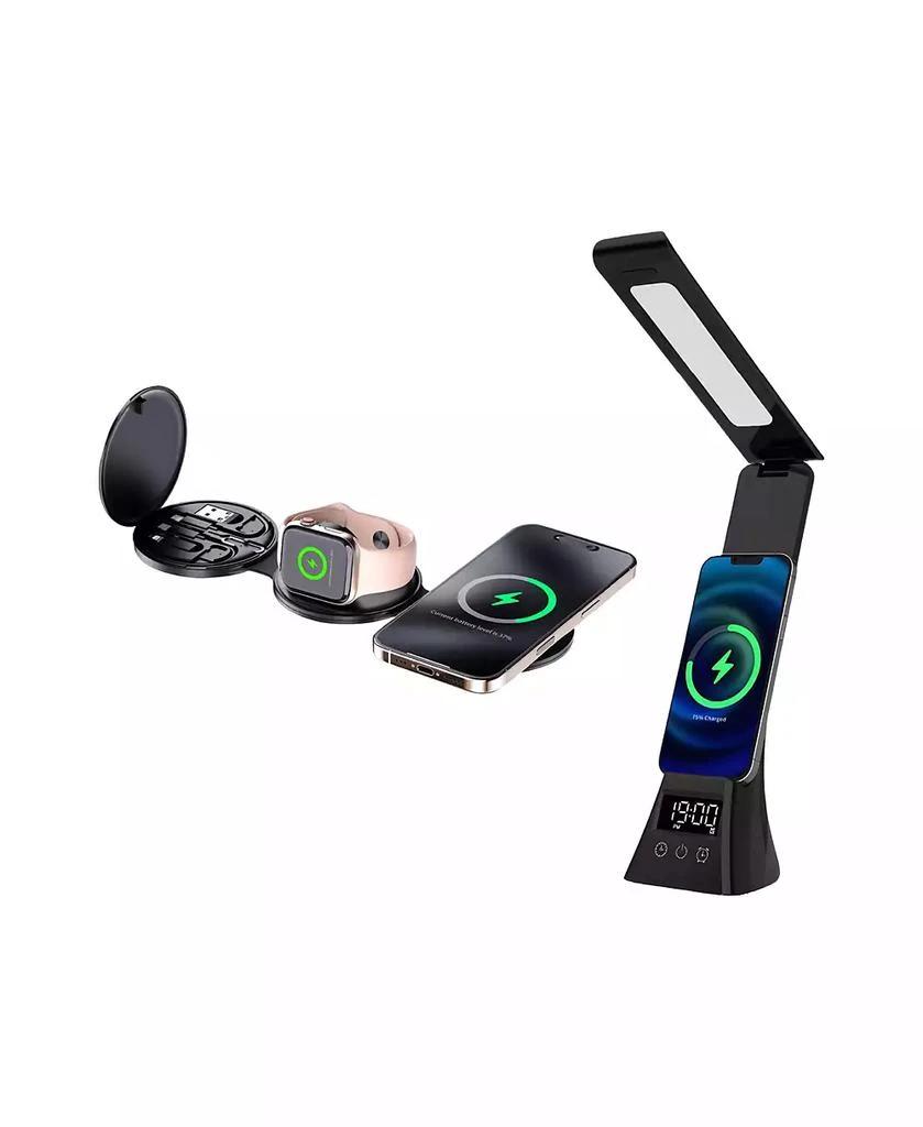PURSONIC Smart Power 
Productivity Bundle: 3-in-1 LED Desk Lamp 
5-in-1 Wireless Charging Station