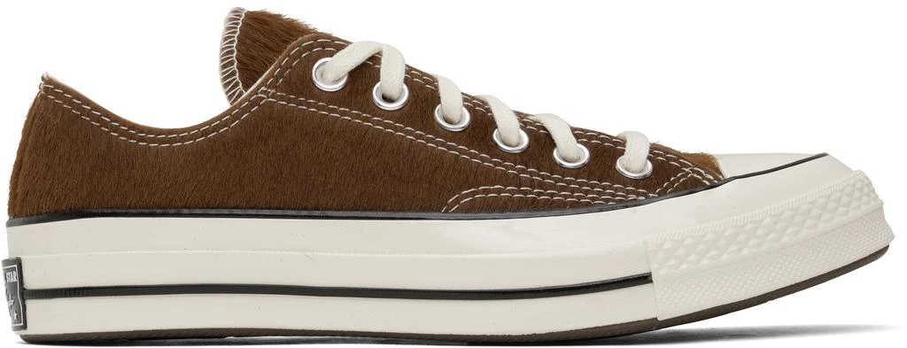 Converse Brown Chuck 70 Premium Leather Sneakers 1