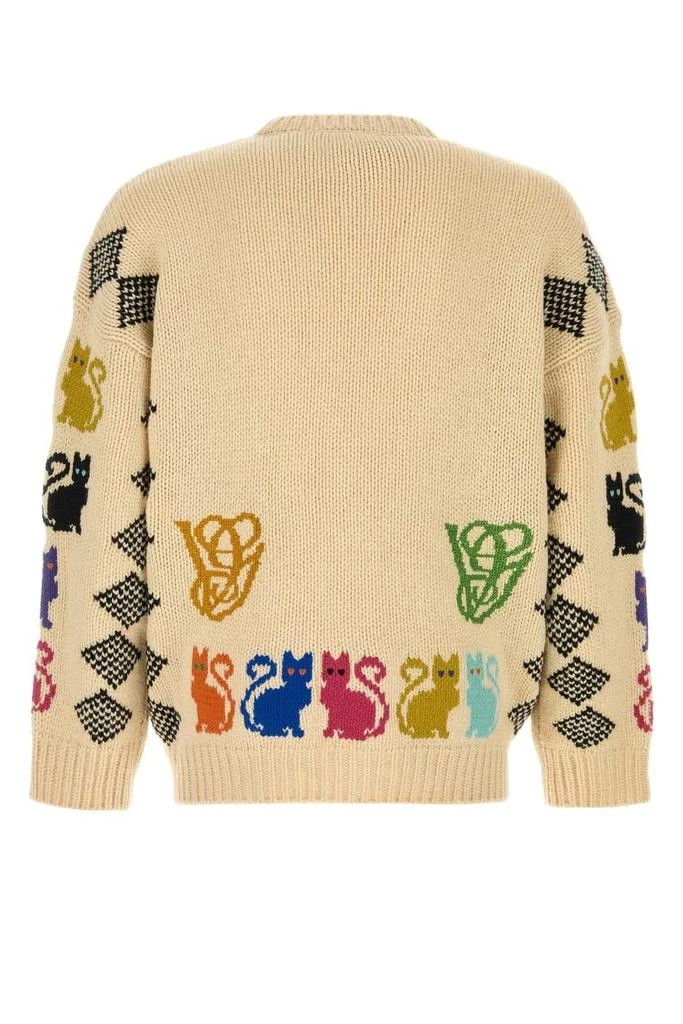 Valentino Valentino Animal Patterned Button-Up Cardigan 2