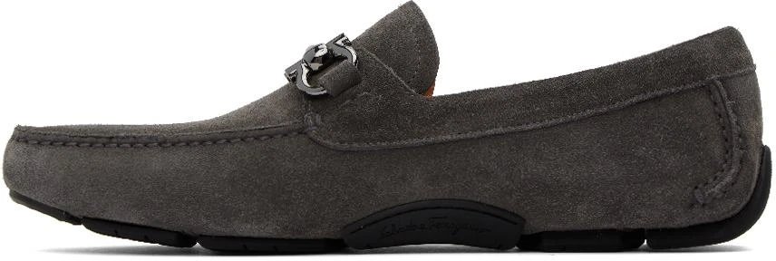 Salvatore Ferragamo Gray Driver Loafers 3
