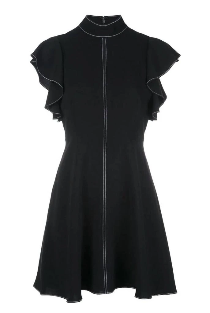 Cinq a Sept Topstitch Reiko Dress In Black 5
