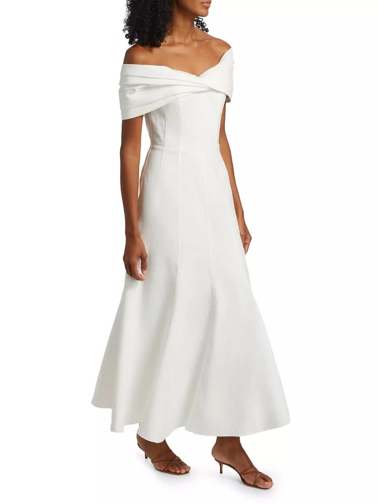 Nicholas the Label Ariana Strapless Twist-Front Maxi Dress 4