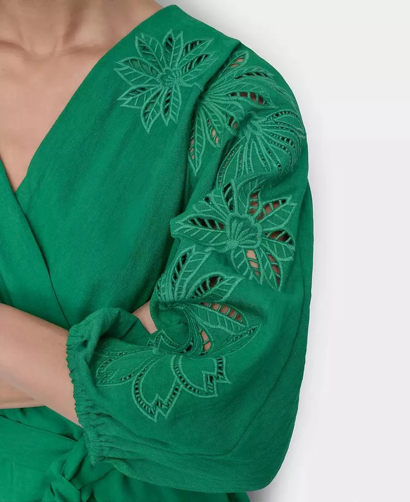 Shop Petite Faux-Wrap Embroidered-Sleeve Fit & Flare Dress on Sale at  BeyondStyle  Get 62% Off Petite Faux-Wrap Embroidered-Sleeve Fit & Flare  Dress with Limited-Time Flash Deals, Exclusive Discounts, and Special  Offers.