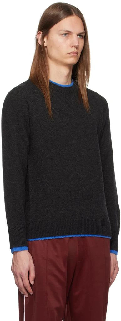 WALES BONNER Black Steady Knit Sweater 2