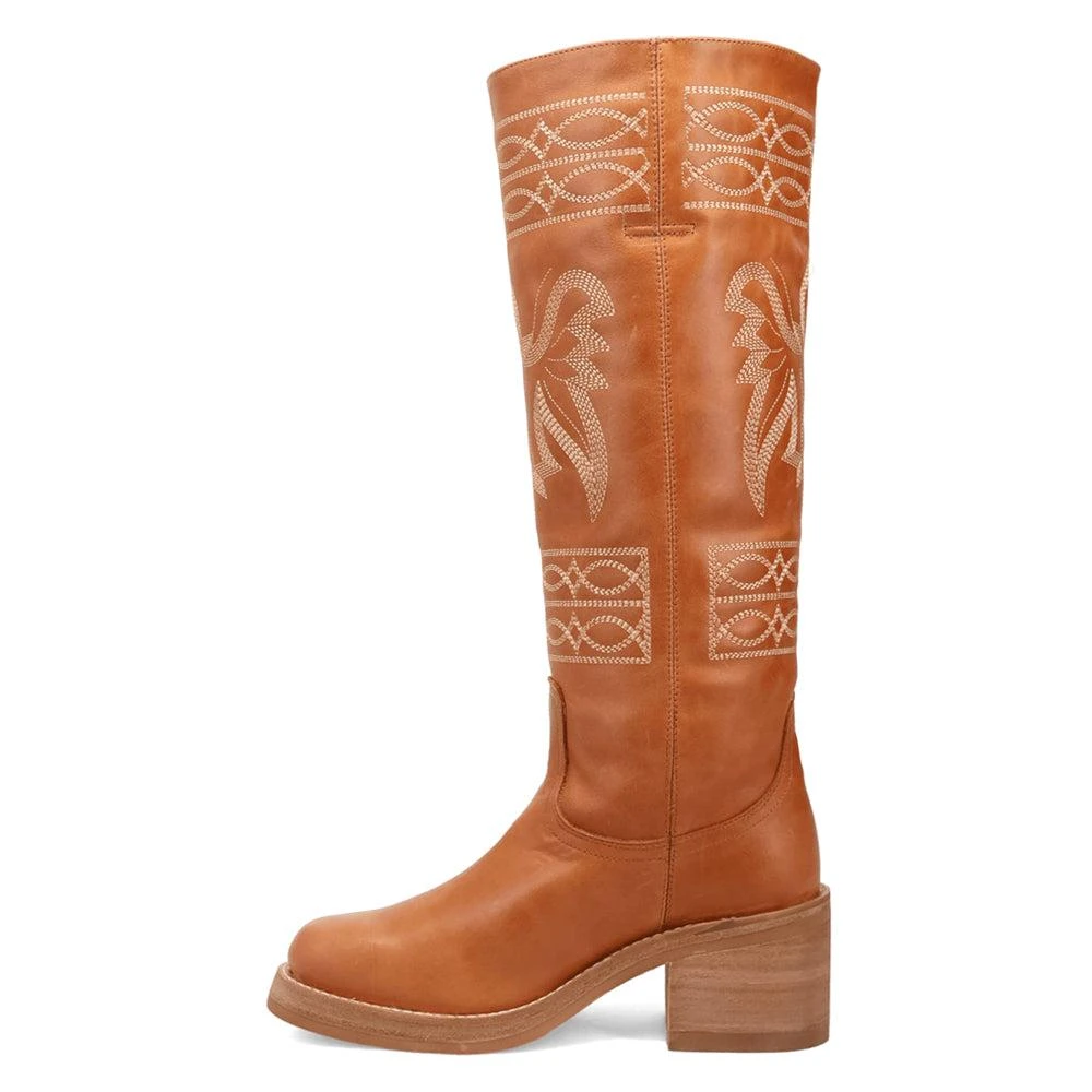 Dingo Avalon Embroidered Round Toe Pull On Cowboy Boots 3