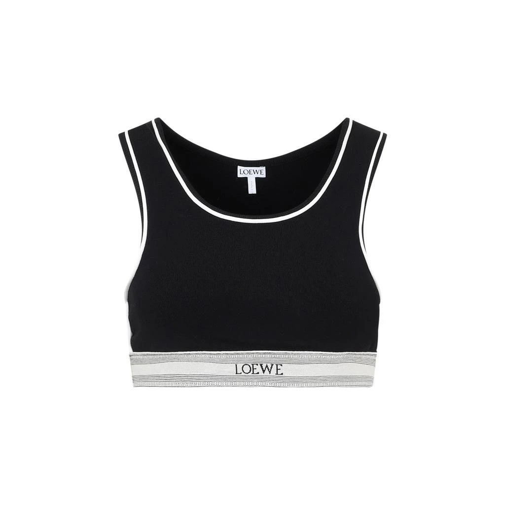 Loewe Loewe Logo Band Cropped Tank Top 1