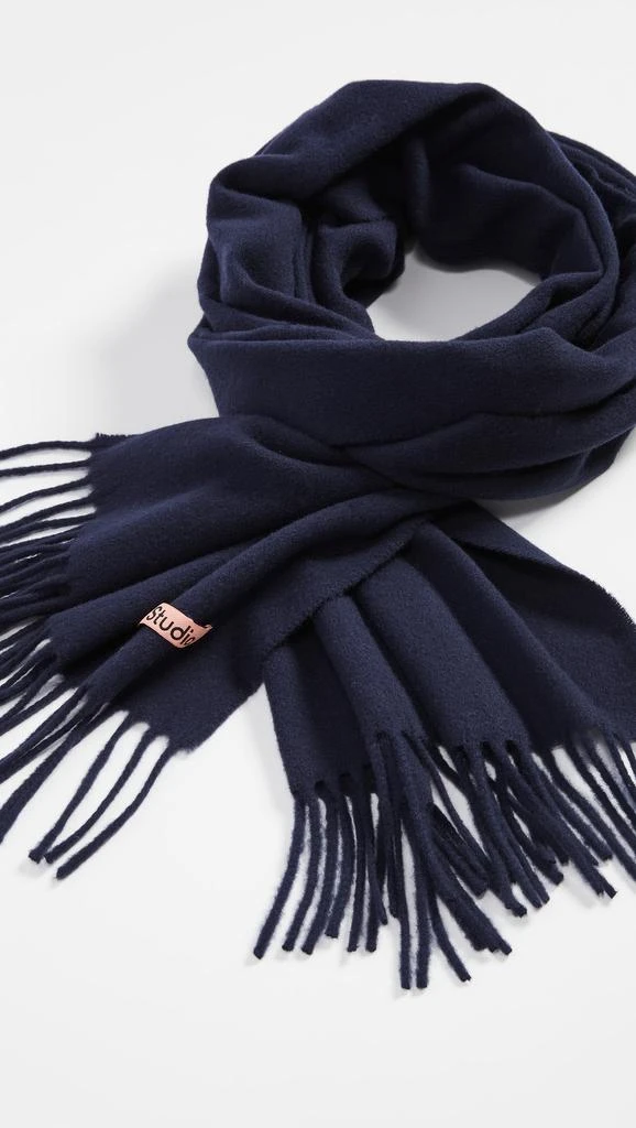 Acne Studios Oversized Fringe Wool Scarf 1