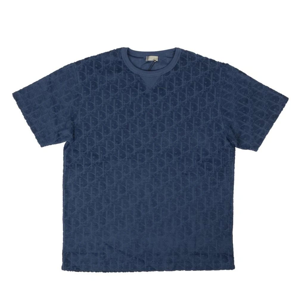 Dior Navy Dior Terry Oblique T-Shirt