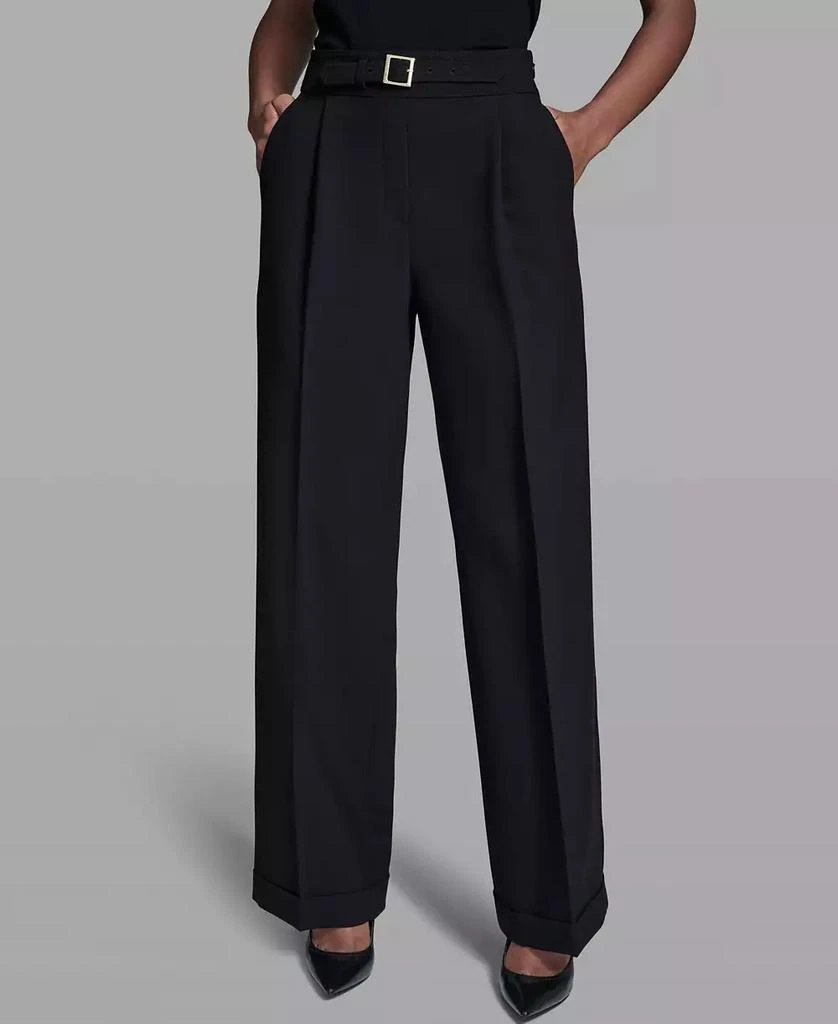 Karl Lagerfeld Paris Women
s Mid-Rise Pants