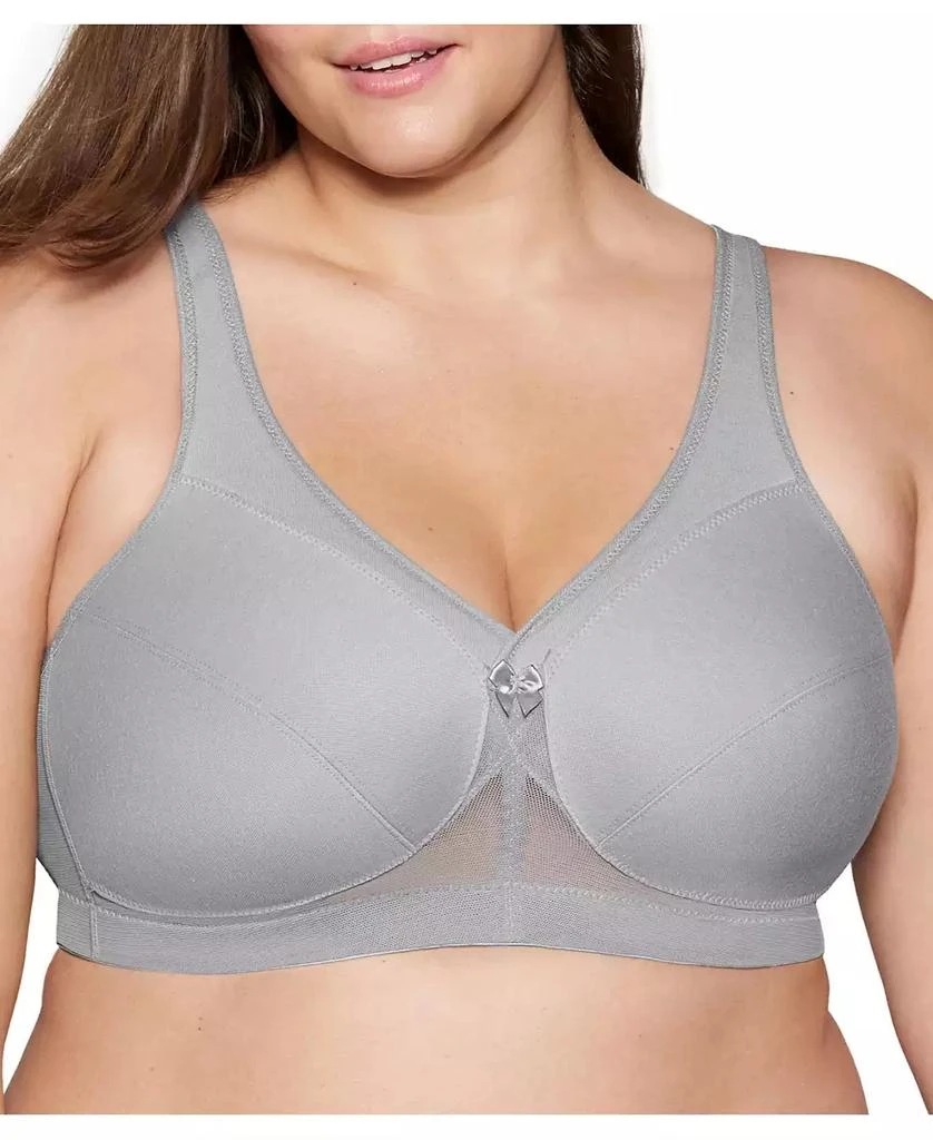 Glamorise Women's Full Figure Plus Size MagicLift Active Support Bra Wirefree #1005 1