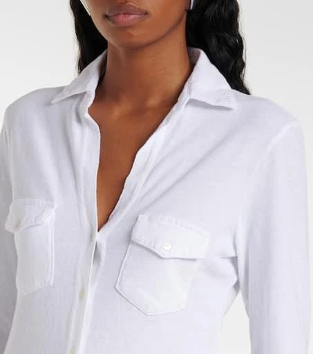 Nili Lotan Liam cotton shirt 4