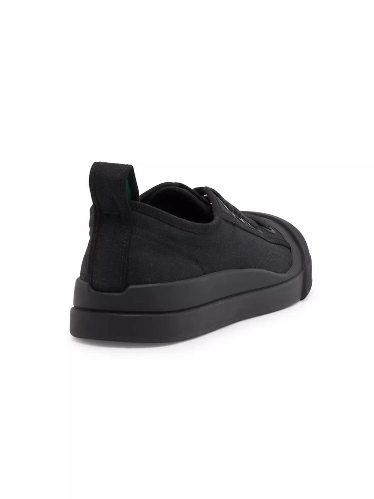 Bottega Veneta Vulcan Canvas Lace-Up Low-Top Sneakers 3