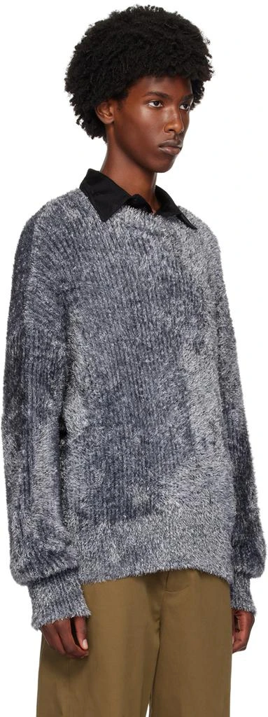 LGN Louis Gabriel Nouchi Gray Fuzzy Sweater 2