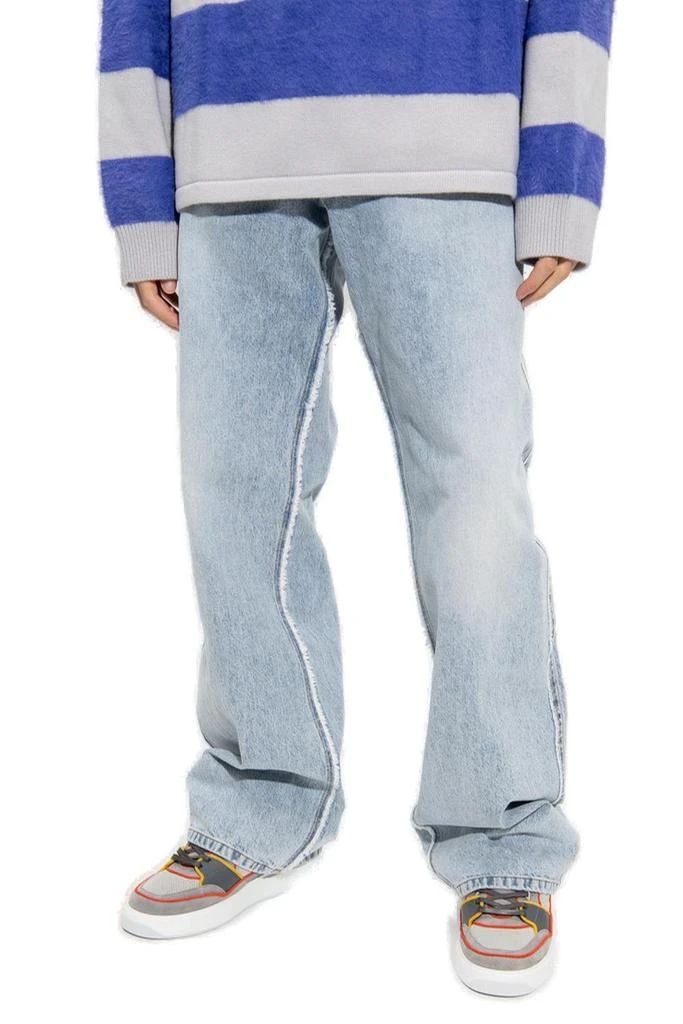 Balmain Balmain Vintage Effect Straight Leg Jeans 2