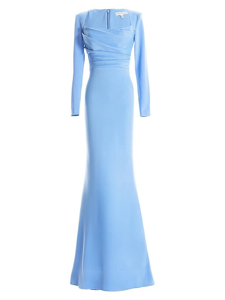 Dress The Population Delores Satin Square Neck Mermaid Gown - Dresses &  Skirts - Free Shipping - BeyondStyle