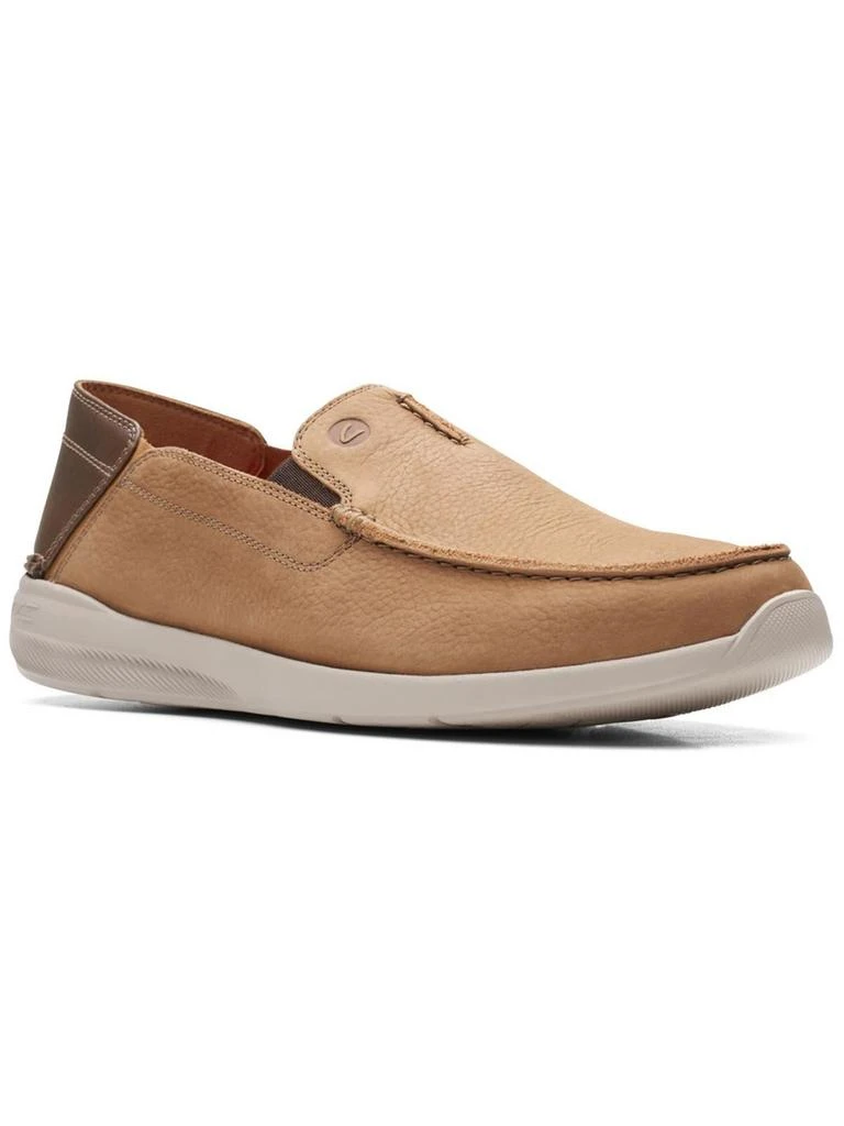 Clarks GORWIN STEP Mens Faux Suede Loafers 4