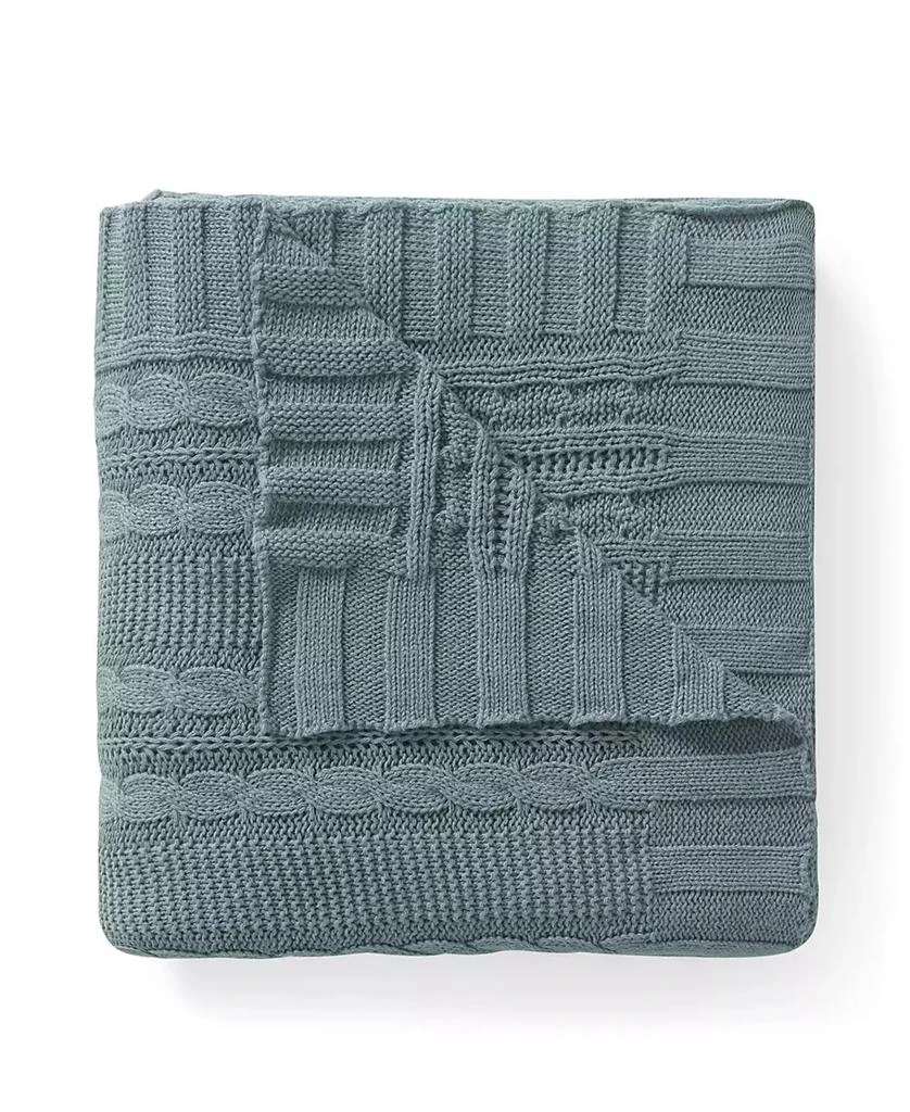 VCNY Home Dublin Cable Knit Throw, 50" x 70" 2