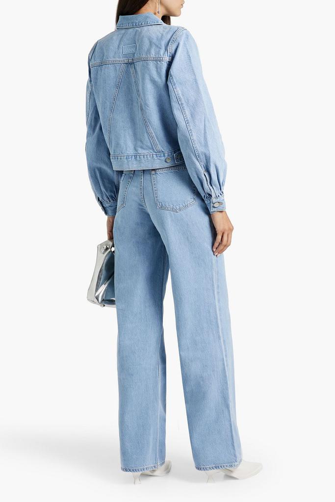Ganni High-rise wide-leg jeans - Jeans - Compare Prices from