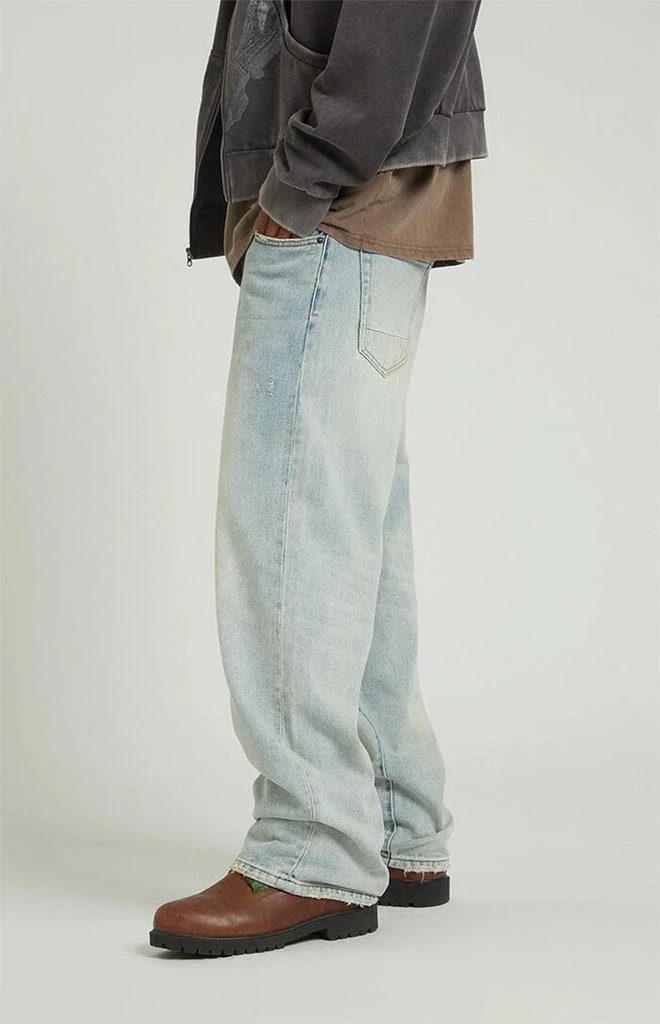 PacSun Light Tinted Indigo Baggy Jeans 3