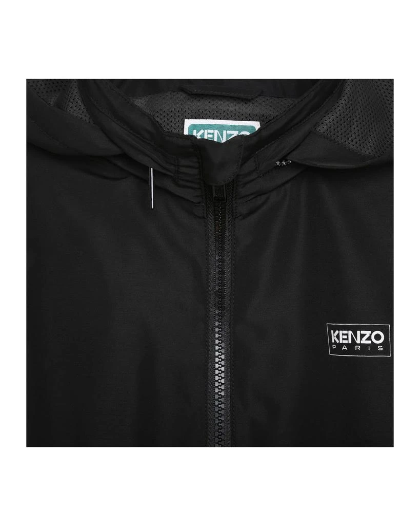 预计3周后发货 Kenzo Cardigan A Capuche Black - Enfant Mixte - Kenzo Kids 5