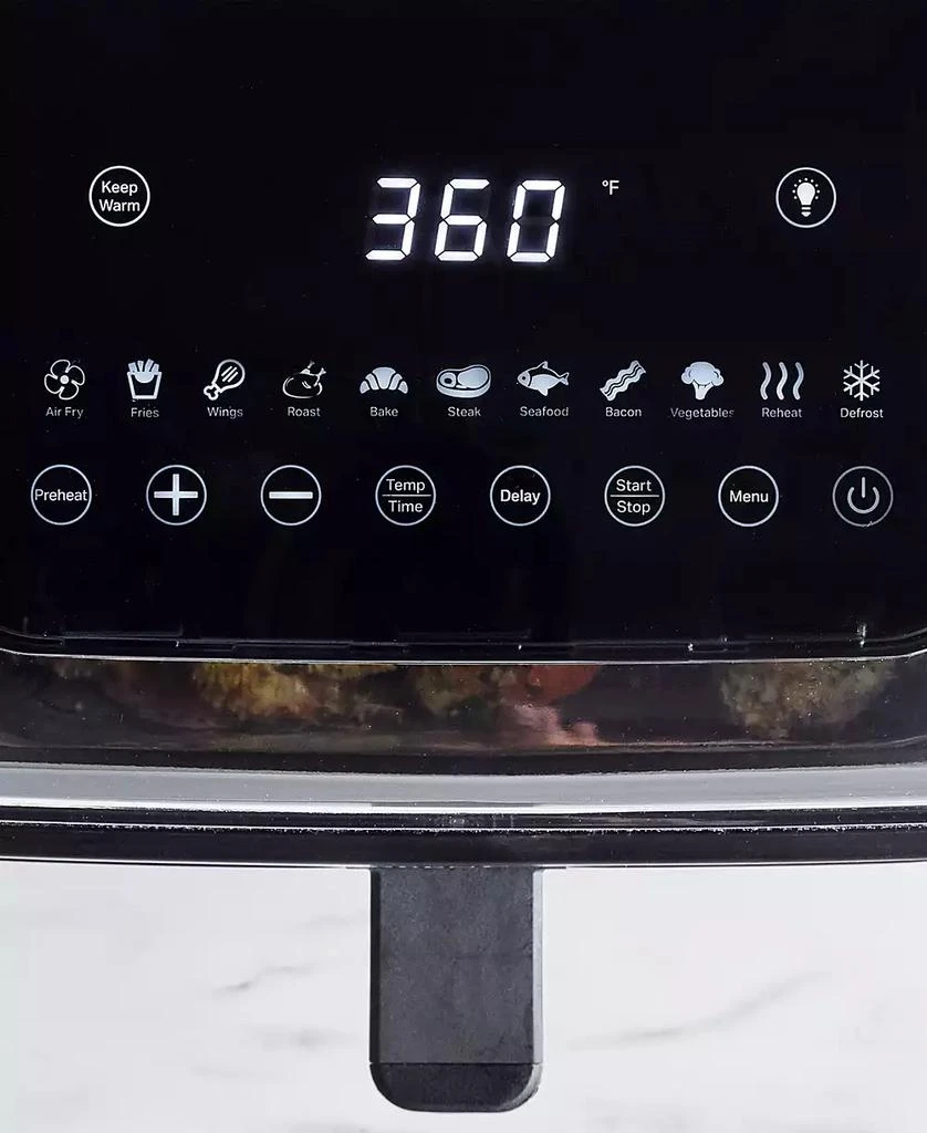 Greenpan Bistro 7 Quart 360° Clear View Air Fryer 9