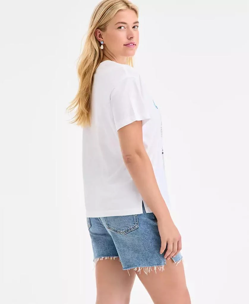On 34th Women's Cannes Print T-Shirt, Exclusively at Macy's 3