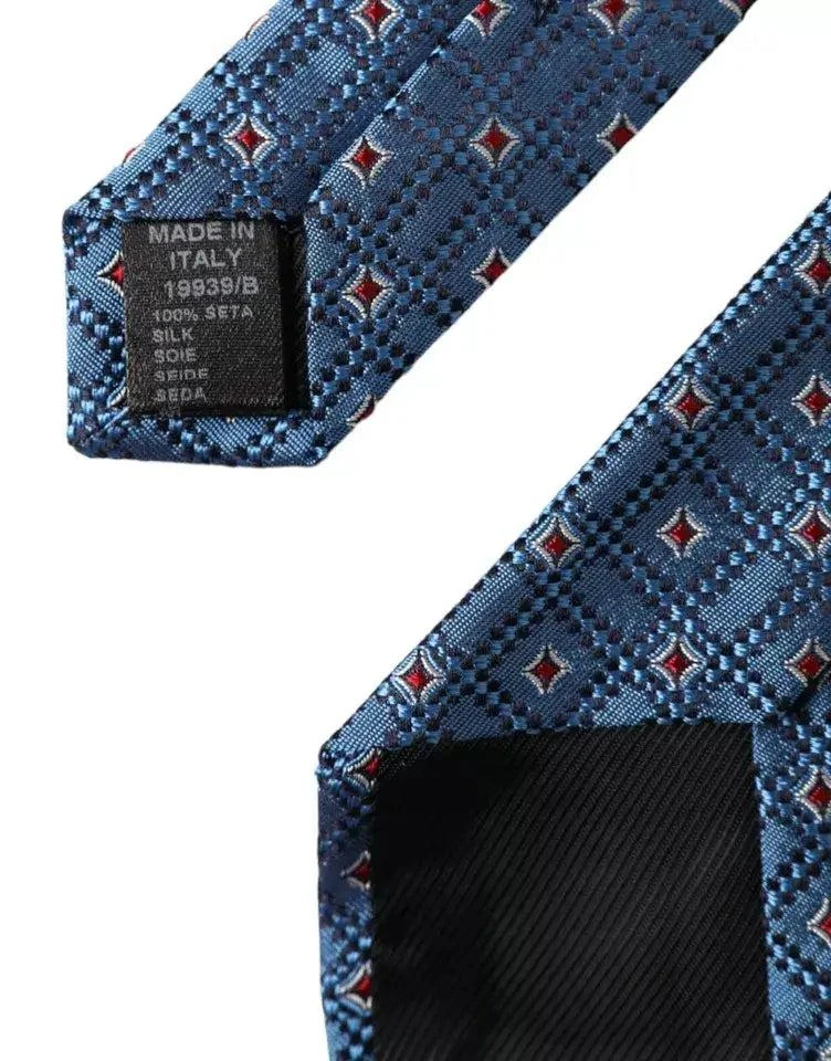Dolce 
Gabbana Patterned 100% Silk Adjustable Men Men
s Tie 2