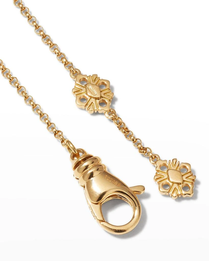 Buccellati Opera Tulle Pendant Necklace with Big Motif Red and 18K Yellow Gold 4