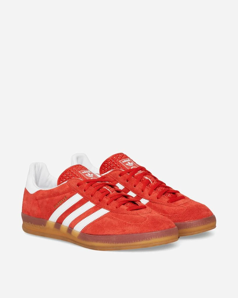 adidas Women's Gazelle Indoor Sneakers Bold Orange / Cloud White 3