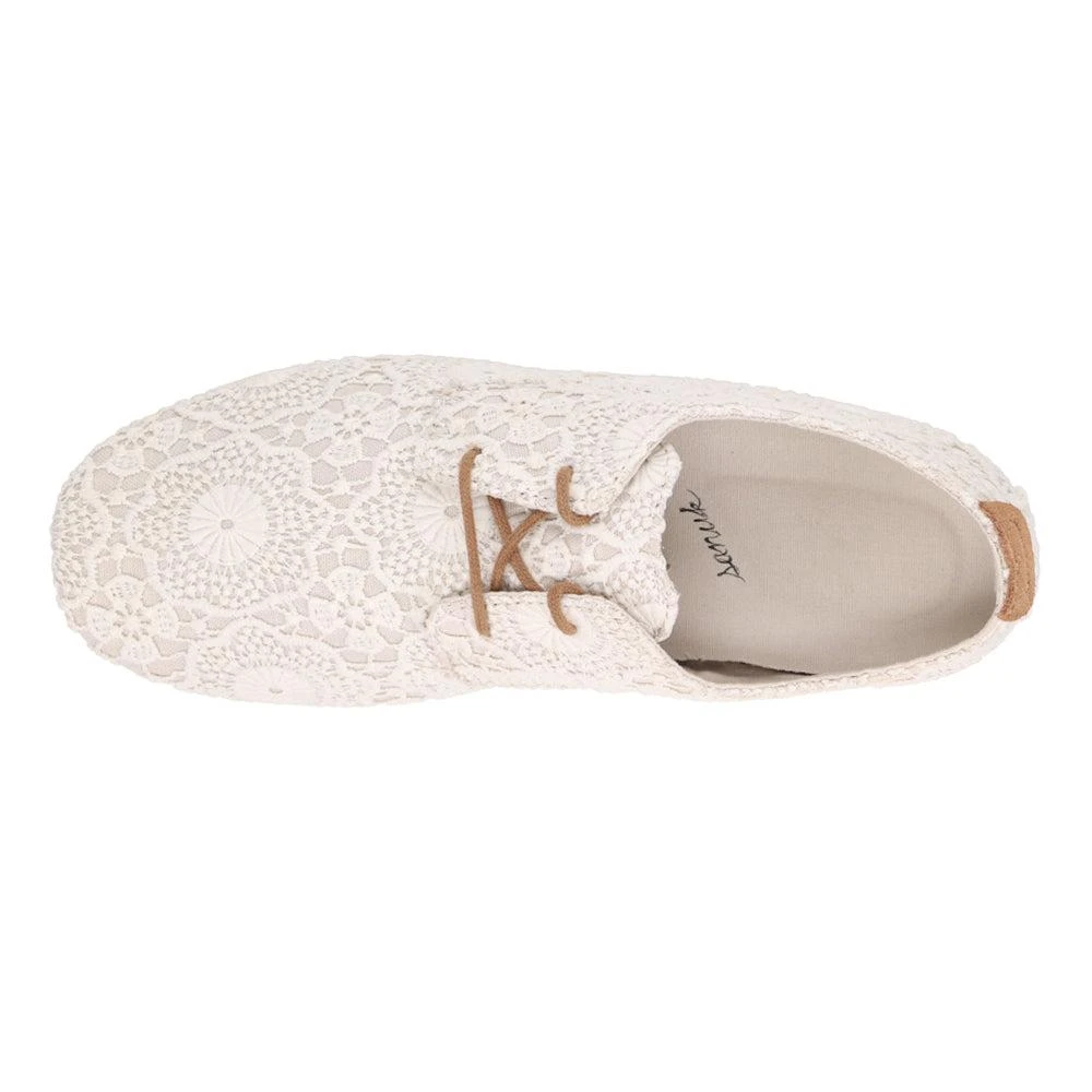 Sanuk Bianca Crochet Lace Up Flats 4