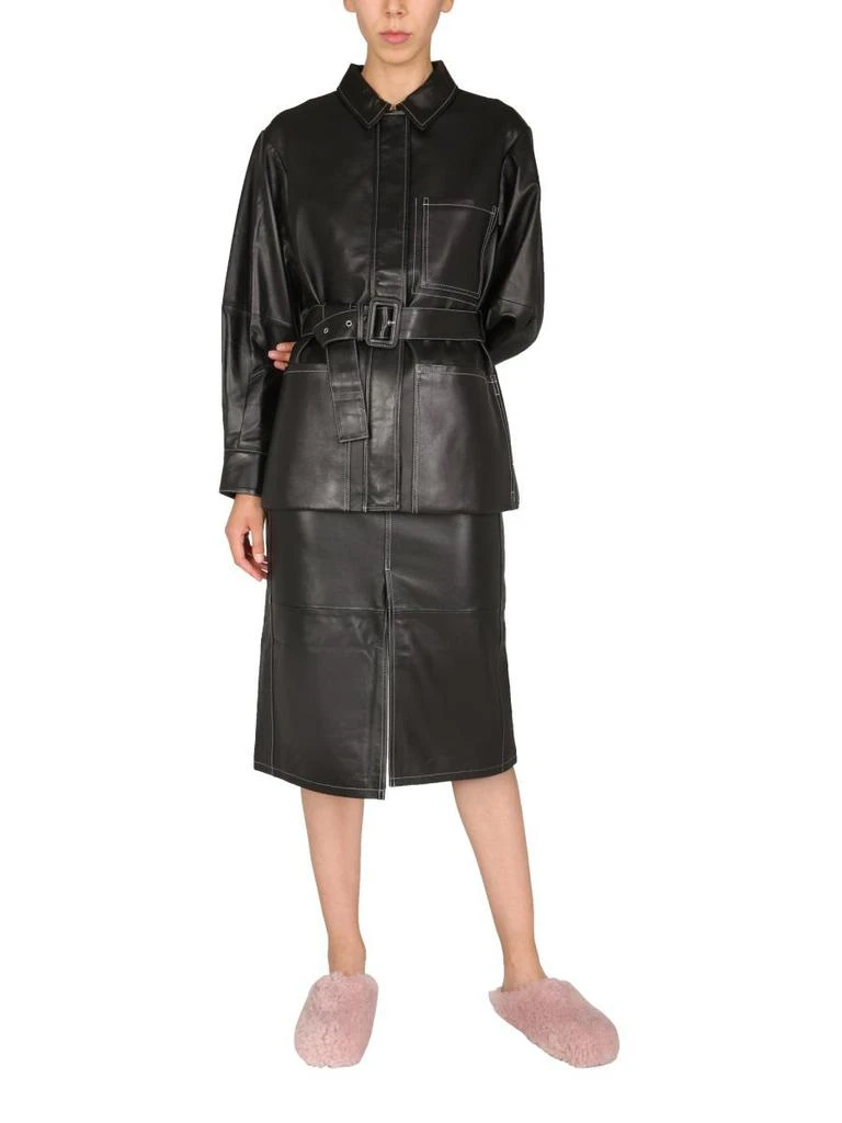Proenza Schouler Proenza Schouler White Label Nappa Leather Skirt 2