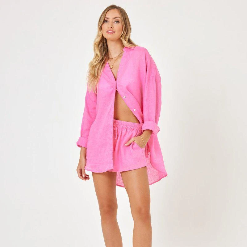 L*Space Rio Tunic Guava 1