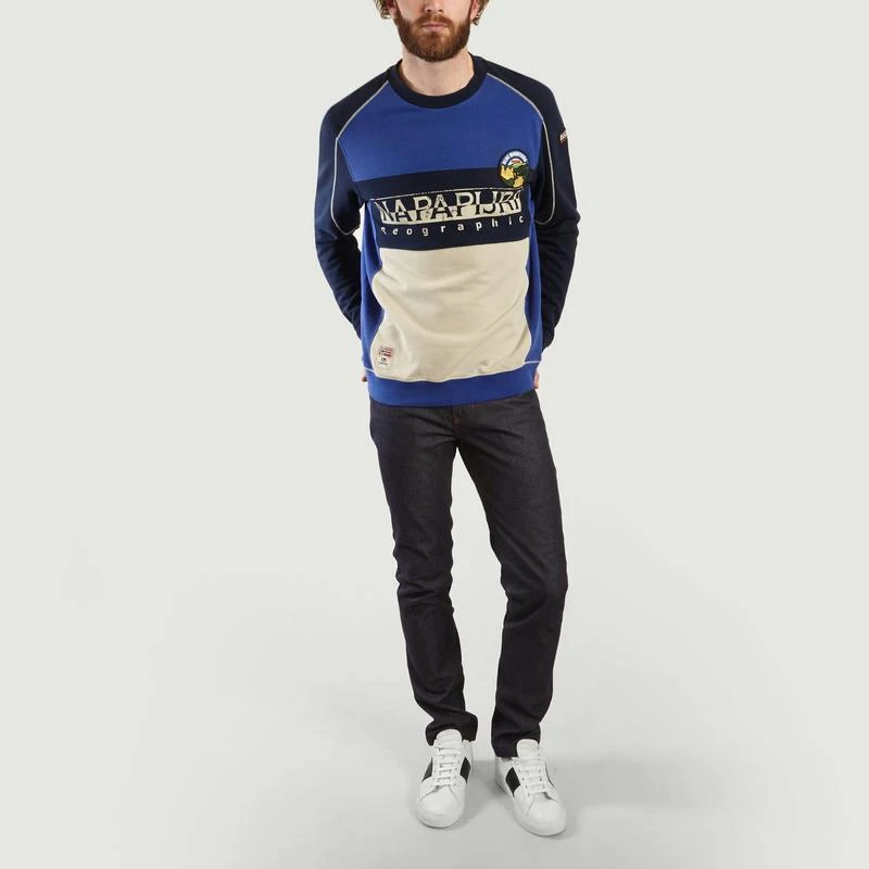 NAPAPIJRI Bishop C sweater Medieval Blue NAPAPIJRI 4