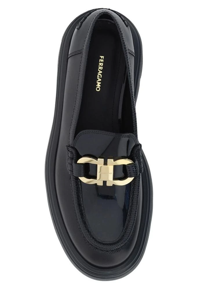 Salvatore Ferragamo Ferragamo Logo-Engraved Mocassins 4