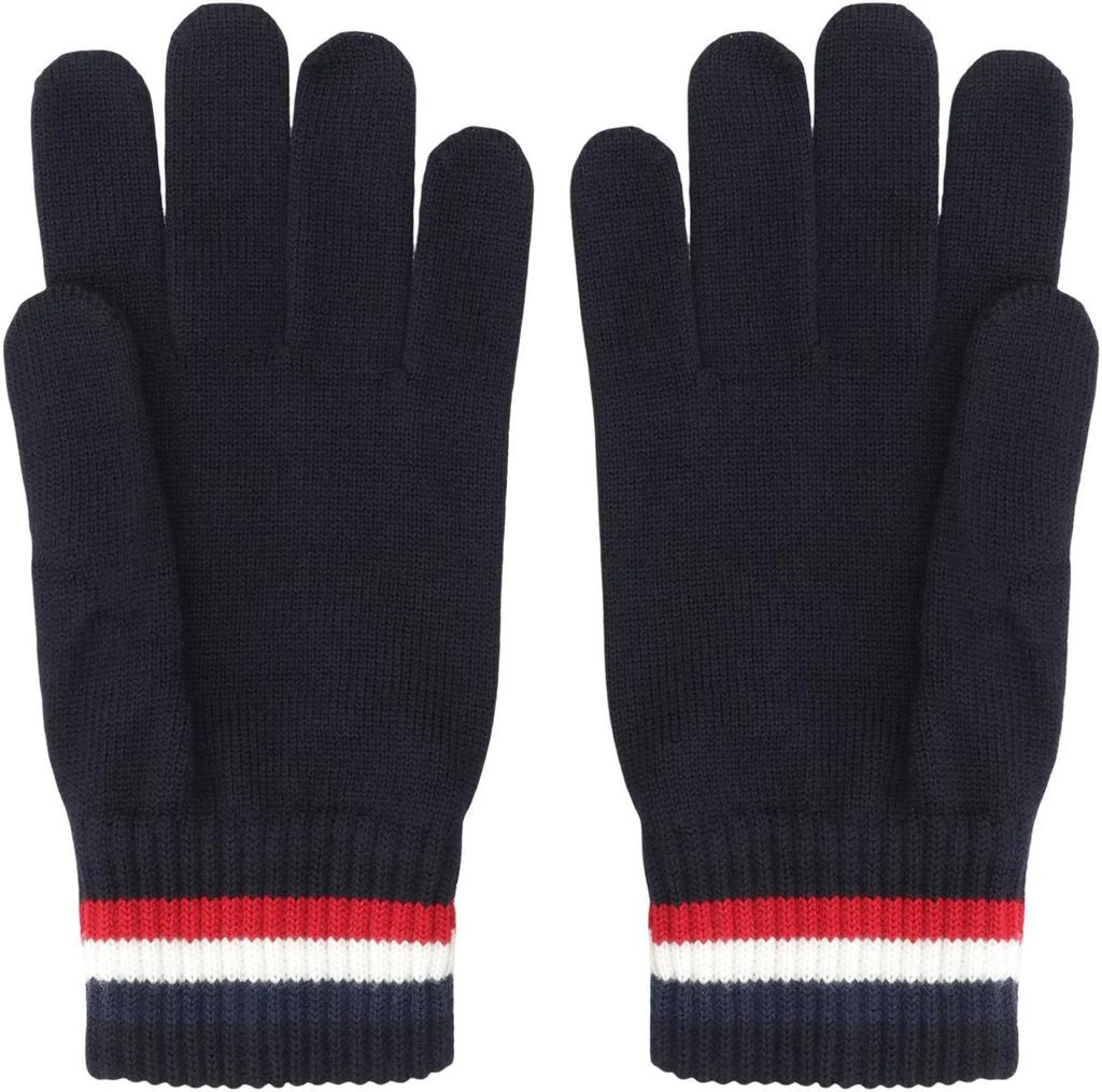 Moncler Moncler Tricolored Wool Gloves 3
