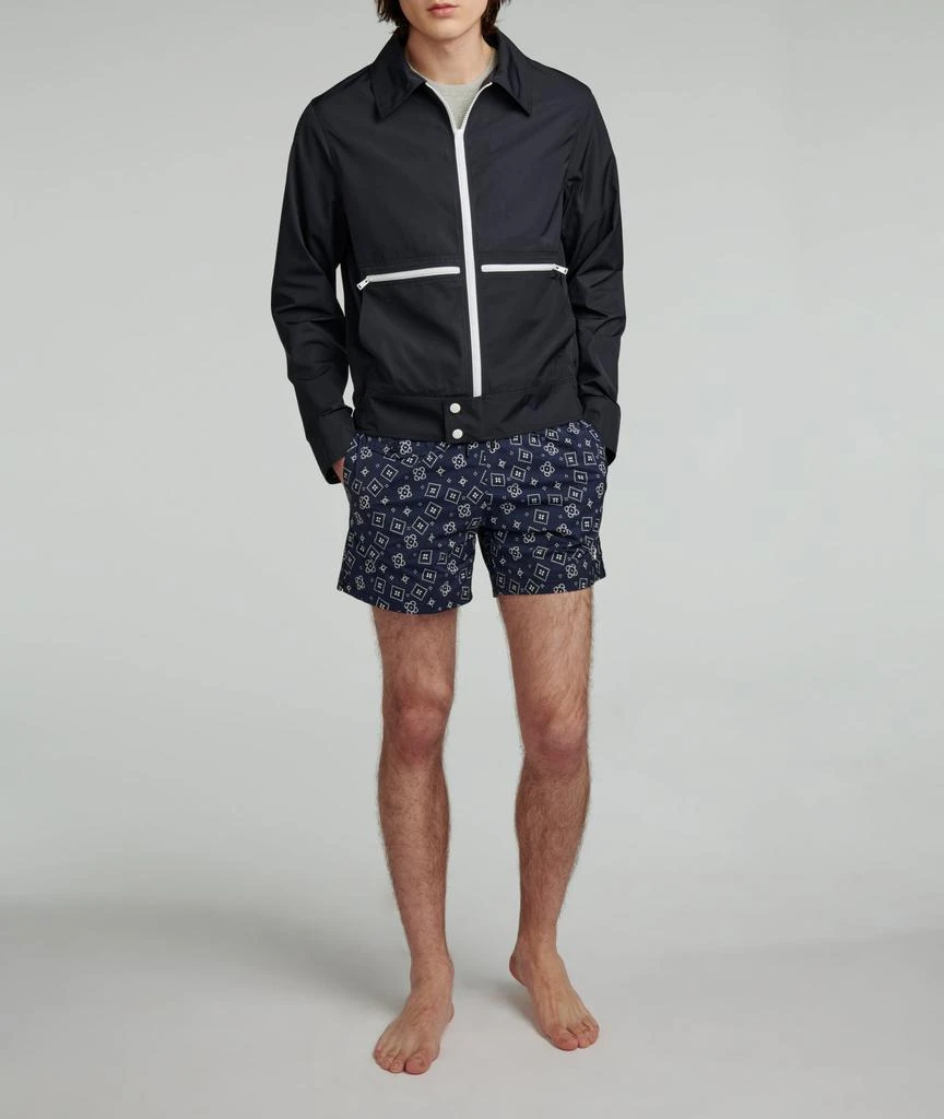 Fursac Blouson En Tissu Technique Nuit - Marine - Homme 4