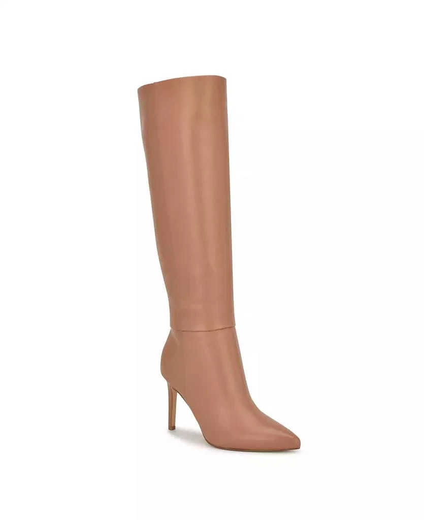 Nine West Women's Richy Wide Calf Pointy Toe Knee High Boots 1