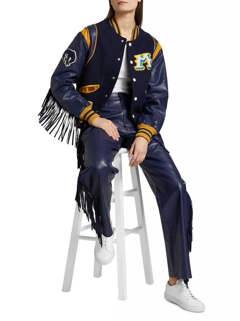 MOTHER The Fringe Team Spirit Varsity Jacket 2
