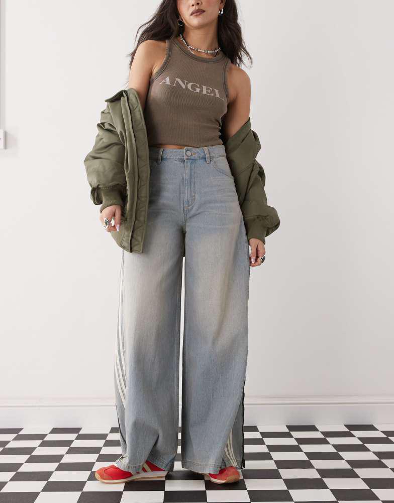 adidas Originals◇Adilenium Season 3 side zip jeans Adidas adidas Originals Adilenium Season 3 side zip jeans in