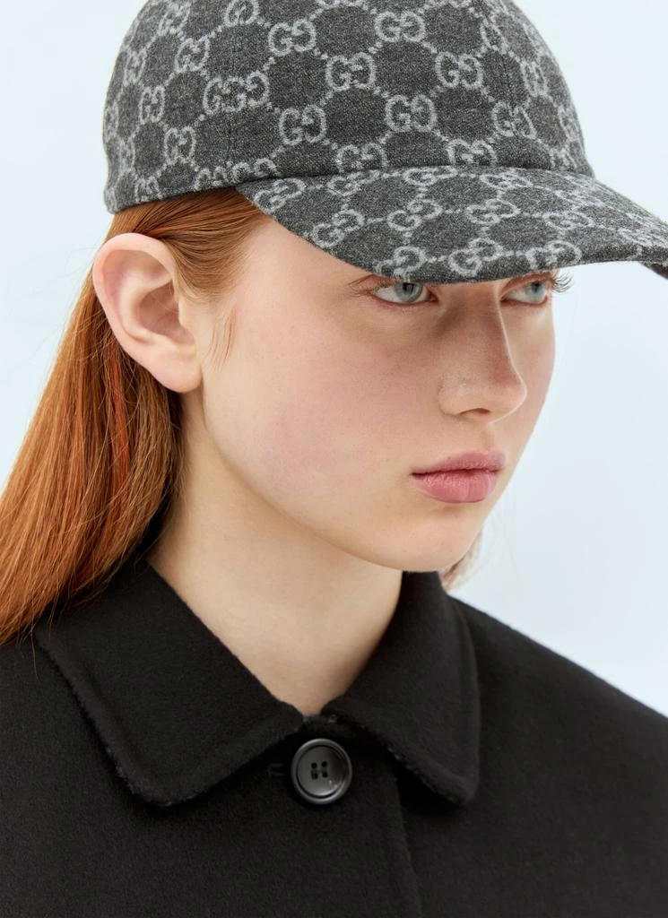 Gucci GG Flannel Baseball Cap 3