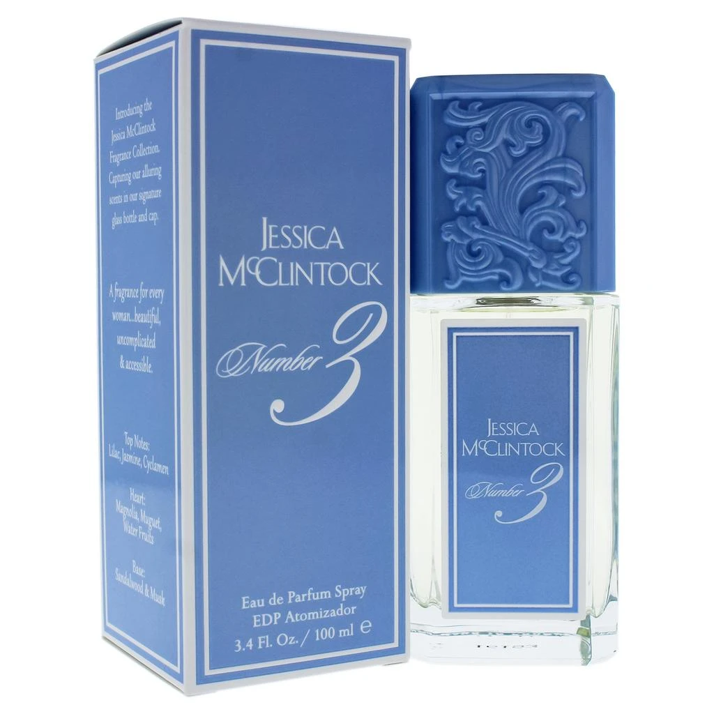 Jessica McClintock No. 3 by  for Women - 3.4 oz EDP Spray 1