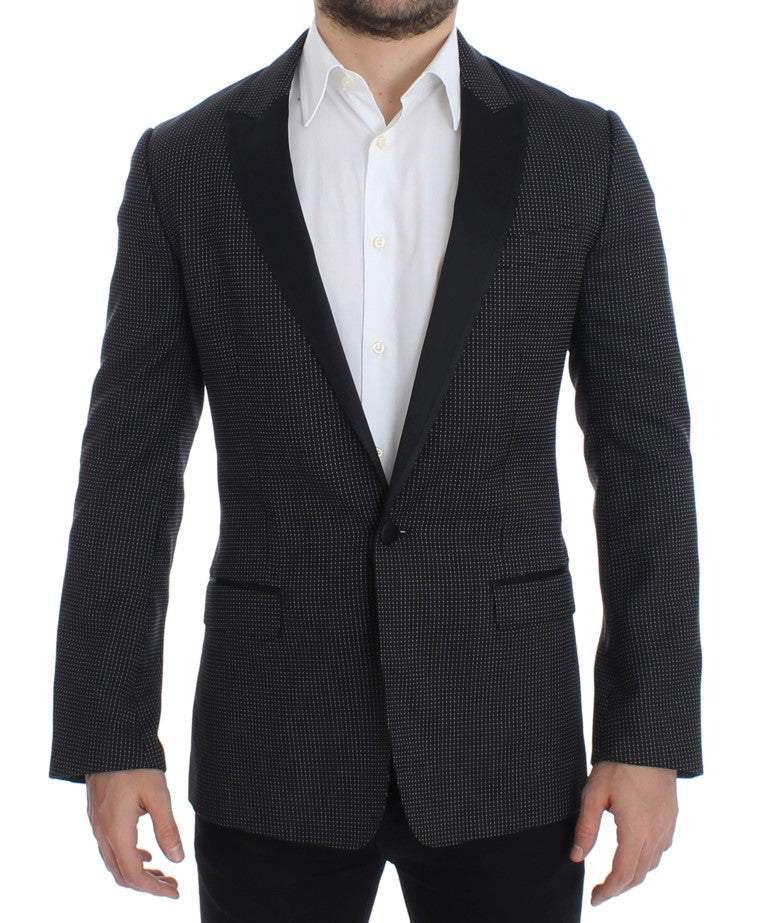 Dolce & Gabbana Dolce & Gabbana Black wool slim MARTINI blazer