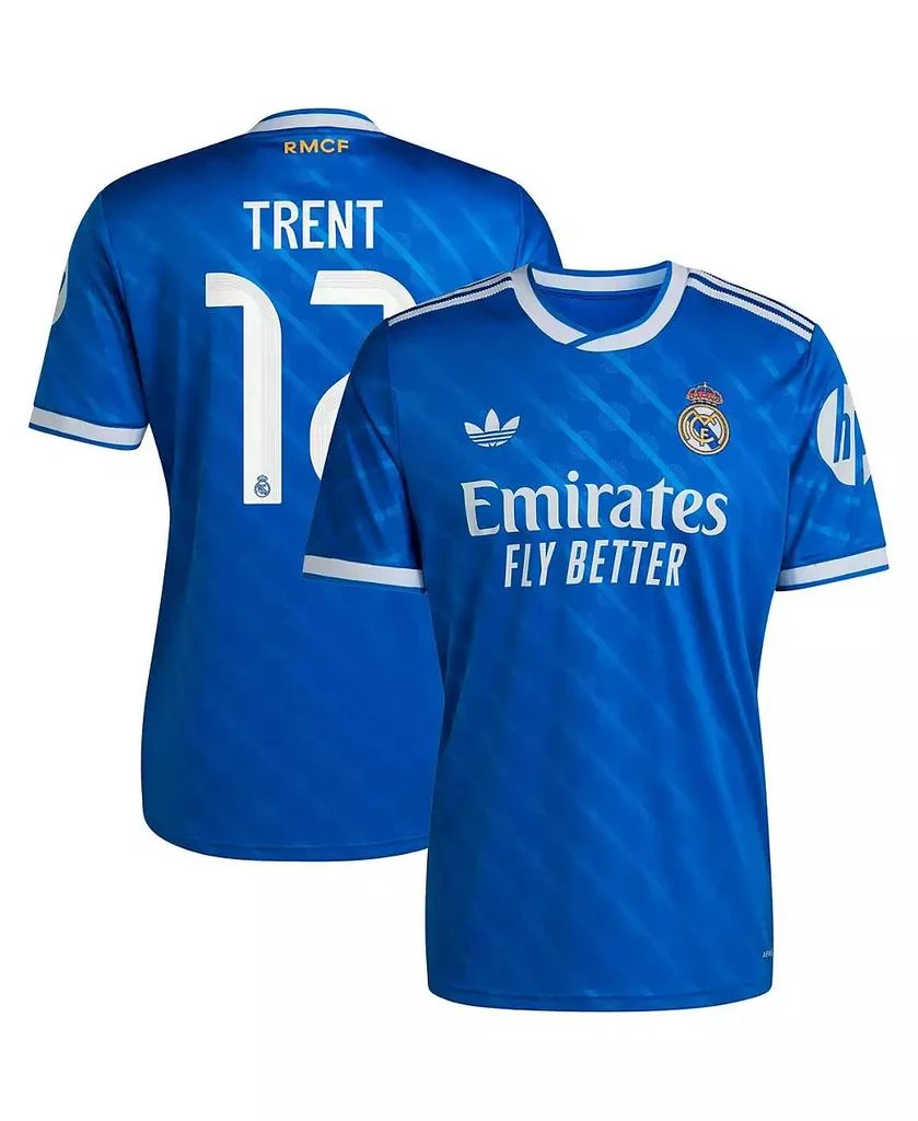 Adidas Men
s Trent Alexander-Arnold Blue Real Madrid 2025/26 Third Replica Player Jersey