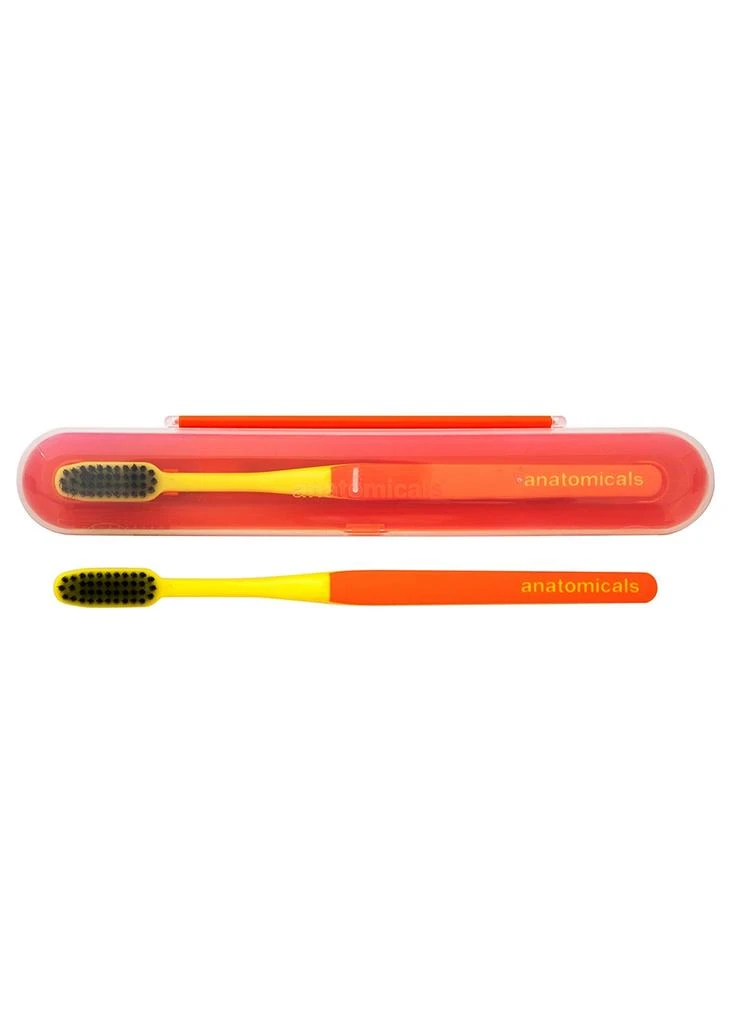 ANATOMICALS And Ain't That The Tooth Toothbrush & Case - Orange 1